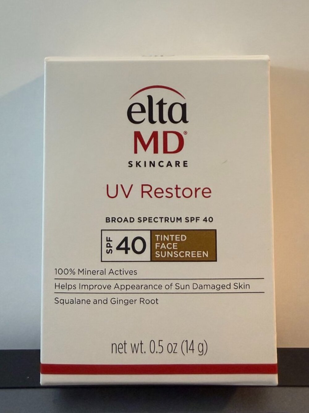 EltaMD Deluxe Mini UV Restore Tinted Broad-Spectrum SPF 40 - Brand New (0.5 oz)